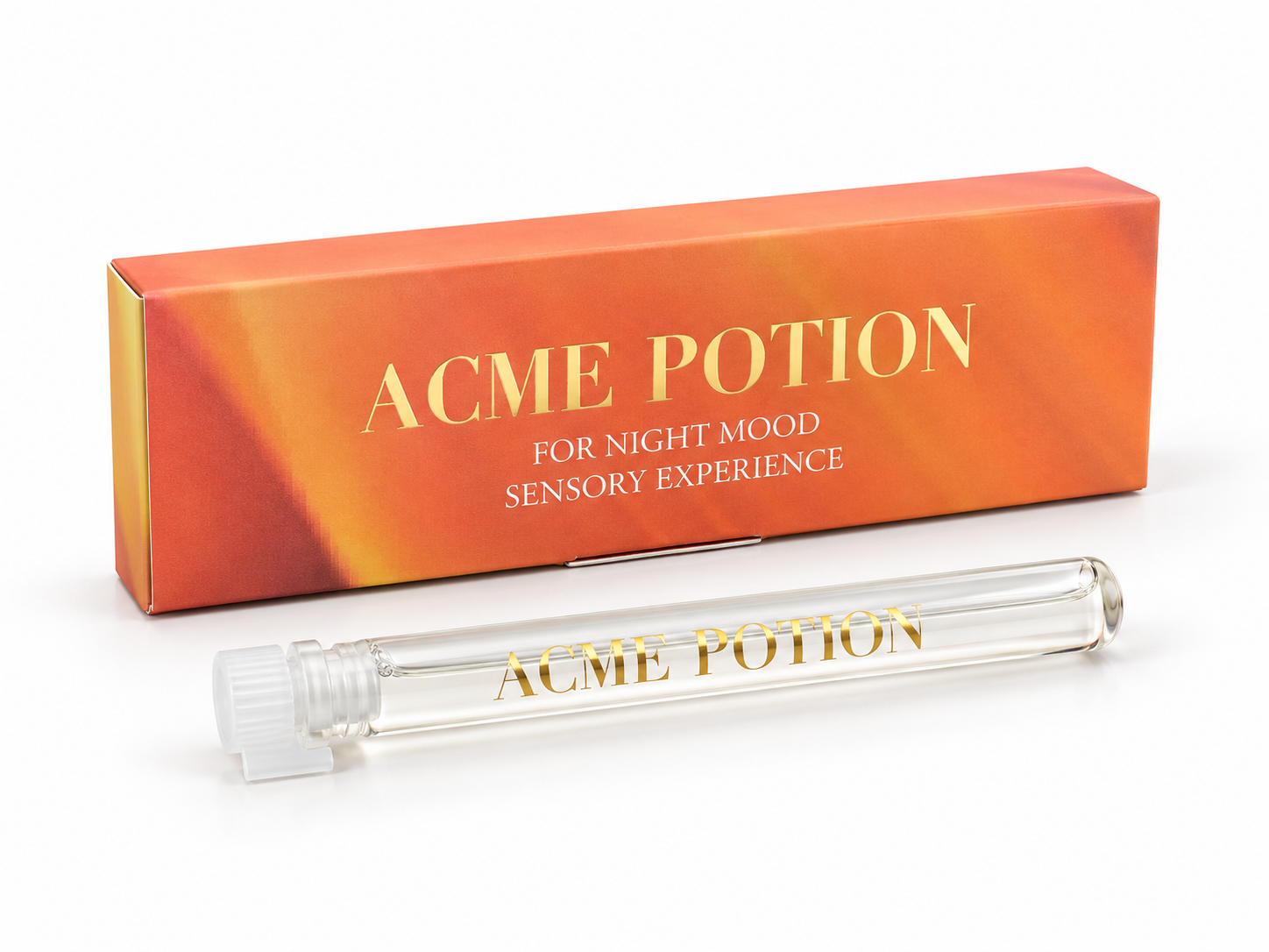 ACME POTION 1本入りのパッケージとボトル